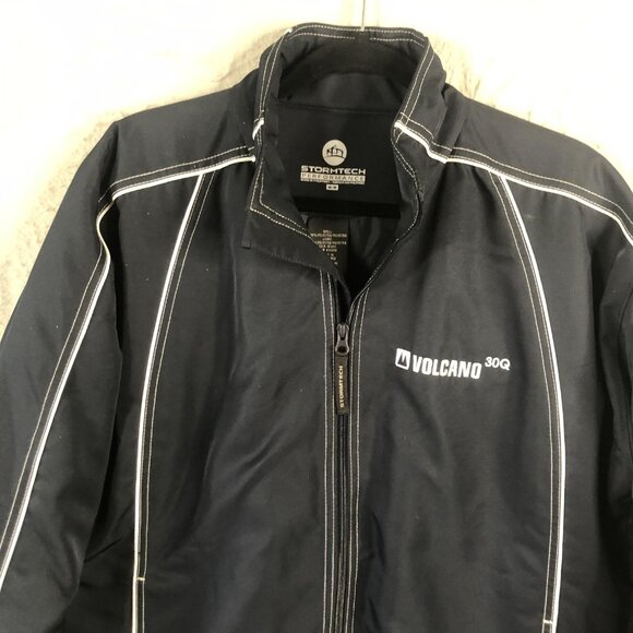Stormtech Performance Jacket Mens Medium Black Volcano 30Q Insulated Waterproof - Picture 13 of 15